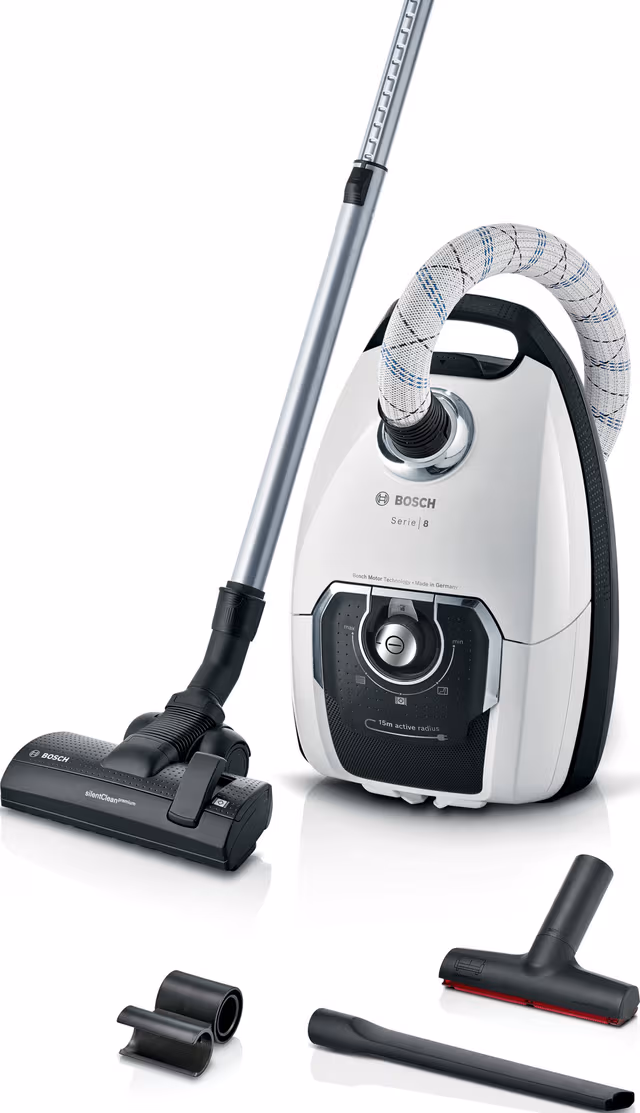 Bosch Serie 8 Dammsugare med påse BGL8WH3