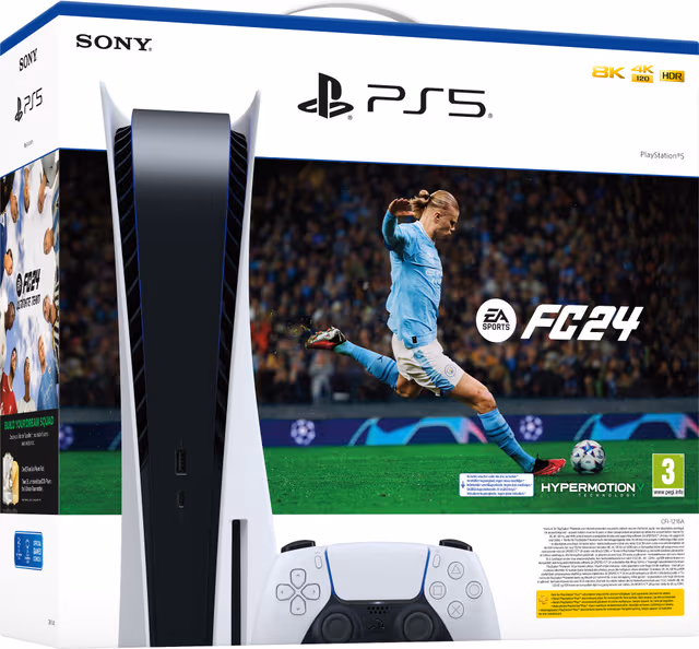 PlayStation 5 + EA SPORTS FC 24-paket