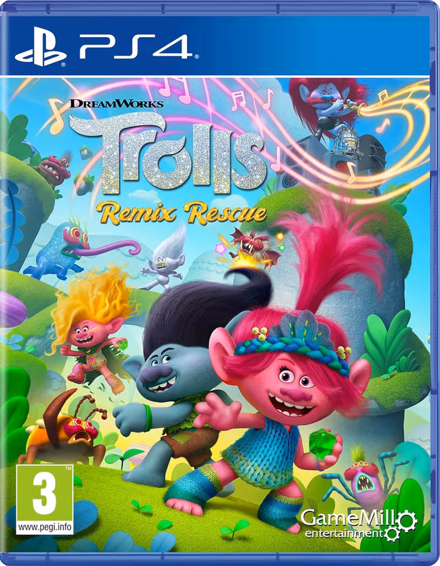 DreamWorks Trolls Remix Rescue - Sony PlayStation 4 - Action