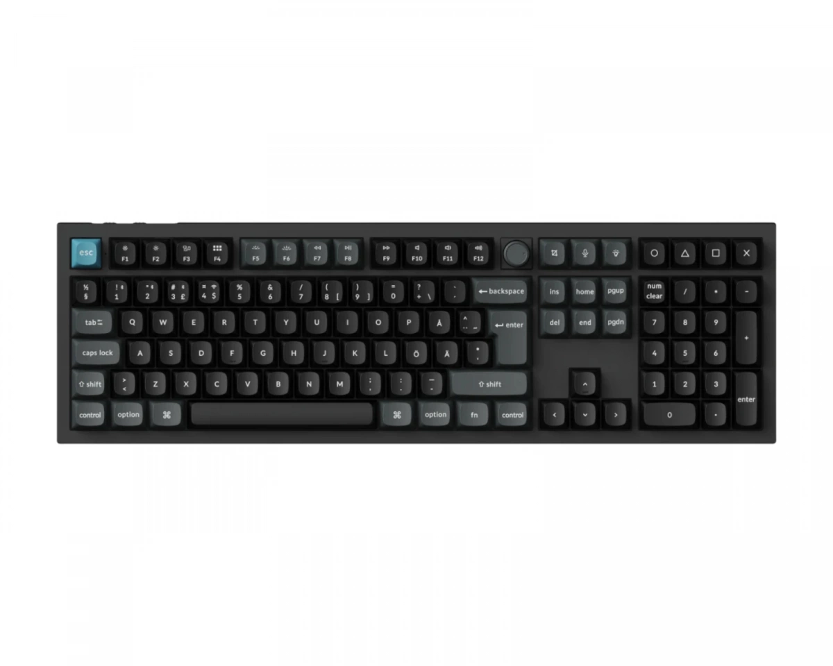 Keychron Q1 Ultra 100% 8K Red Trådlöst Gamingtangentbord