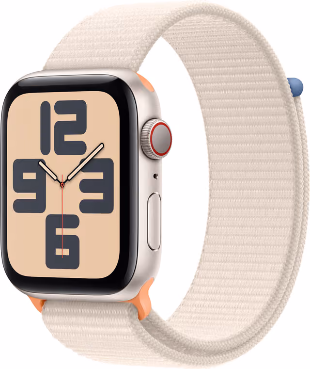 Apple Watch SE 2nd Gen 44mm LTE (Starlight alu/Starlight sportloop)