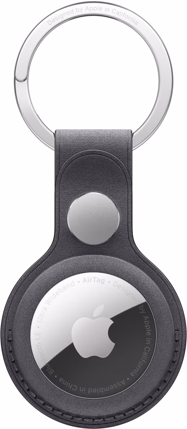 AirTag FineWoven nyckelring (svart)