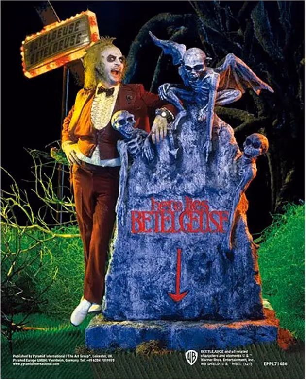 Pan Vision Beetlejuice 3D-poster (Graveyard)