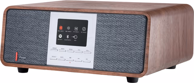 Pinell Supersound 501 digitalradio (valnöt)