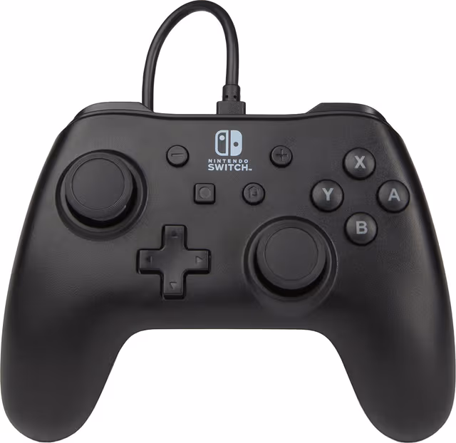 PowerA Wired Controller for Nintendo Switch - Black - Wired Controller - Nintendo Switch
