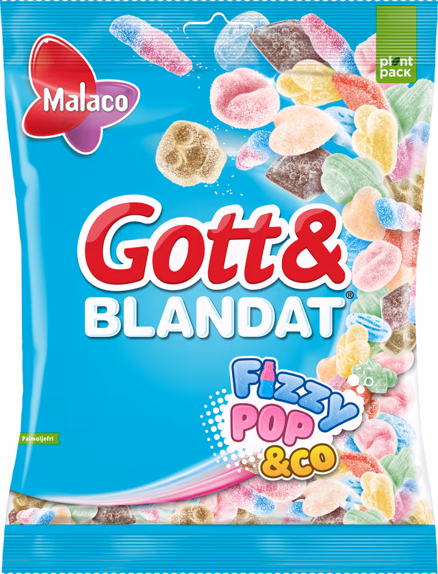 Malaco Gott & Blandat Fizzy Pop & Co