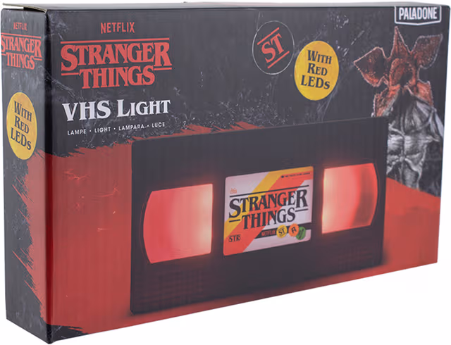 Paladone Stranger Things VHS Logo lampa