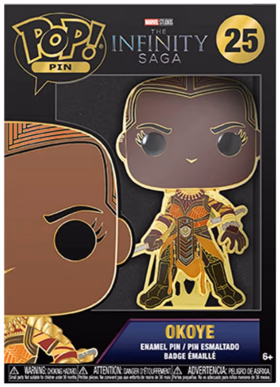 Funko Pin Badge Marvel Okoye märke