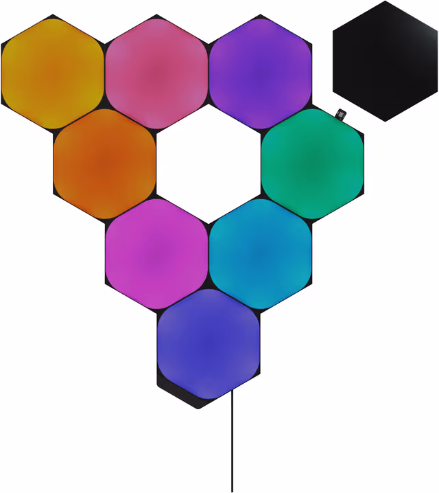 Nanoleaf Hexagons Ultra Black Edition Starter Kit (9 Panels)