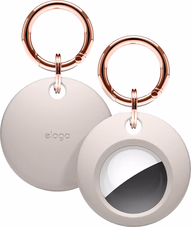 Elago Basic Key Chain for AirTag Stone