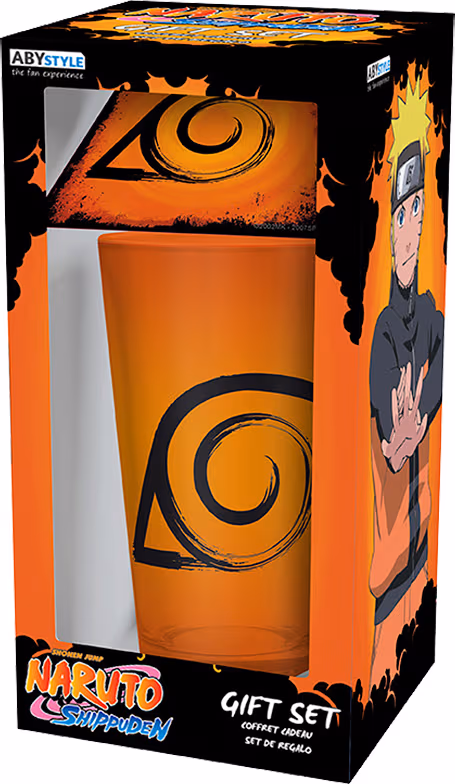 ABYstyle Naruto Shippuden kopp med underlägg 400ml