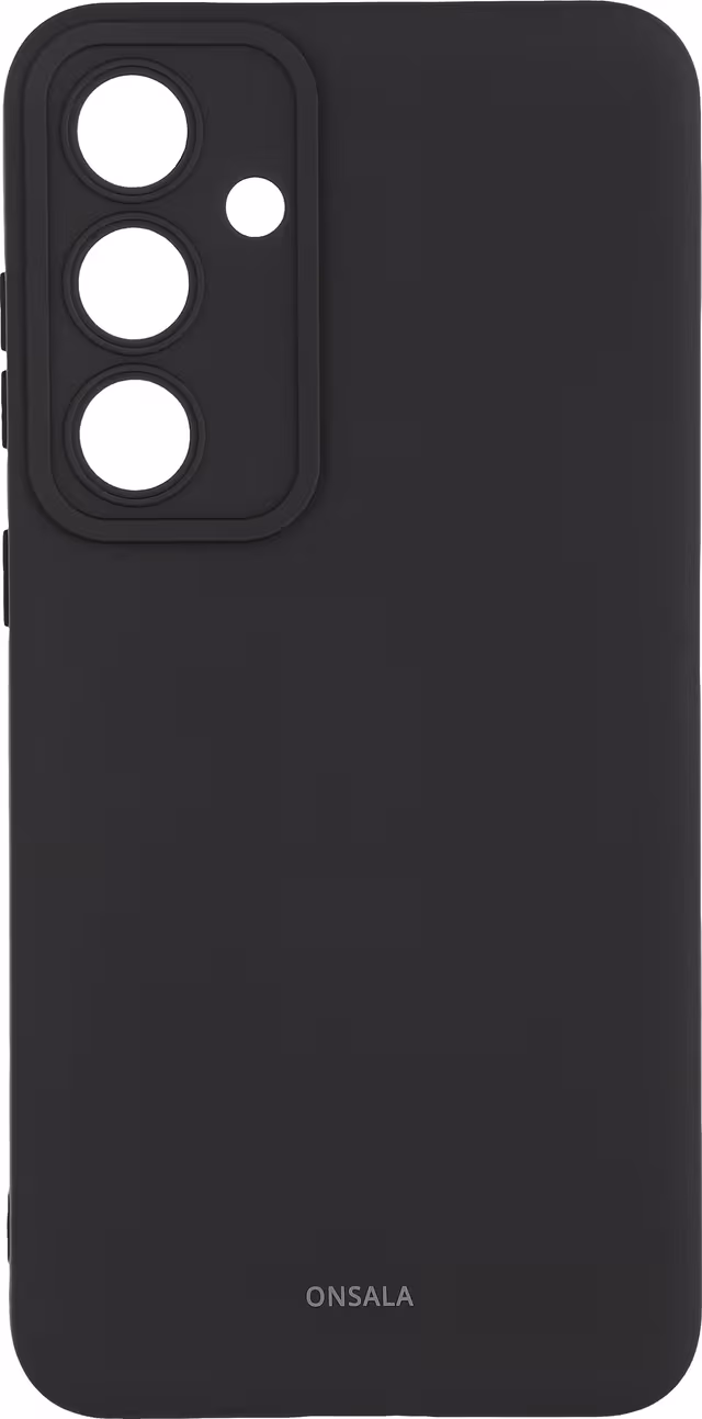 ONSALA Phone Case with Silicone Feel Black - Samsung S24+ 5G