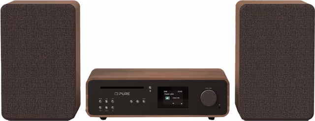 Pure Classic Stereo micro Hi-Fi-system (kaffe)