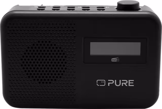 Pure Elan One2 fickradio (svart)