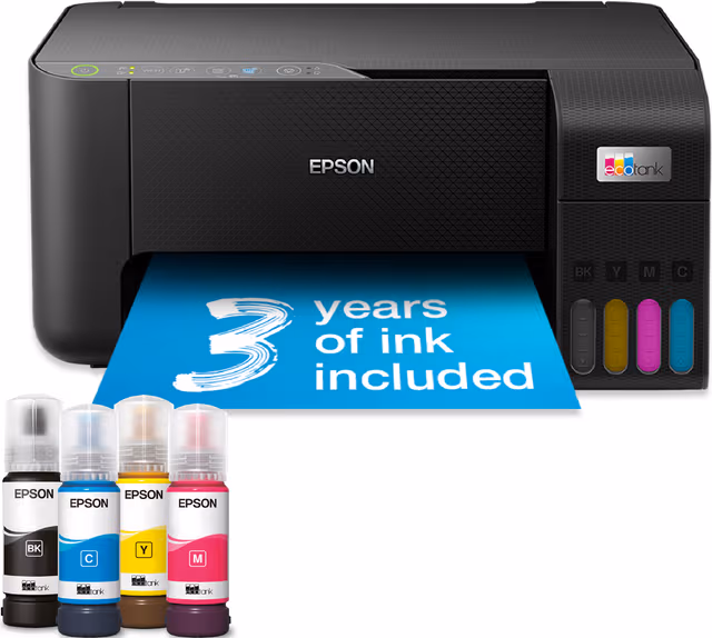 Epson EcoTank ET-2865 multifunktionsskrivare C11CJ67433 (svart)
