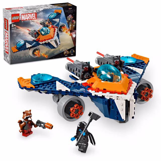 LEGO Super Heroes Marvel 76278 Rockets Warbird mot Ronan