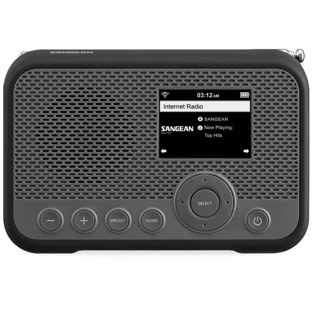 Sangean WFR-39 Portable Internet Radio - DAB/DAB+ - Svart