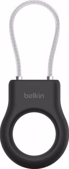 Belkin Secure Holder with Wire Cable - Airtag - Black