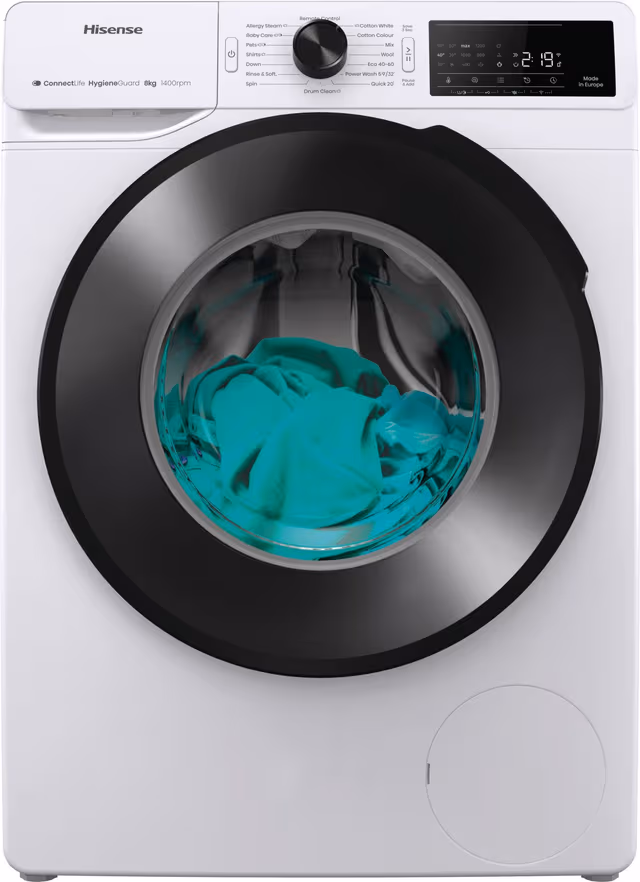 Hisense Tvättmaskin HWEP8014 (8kg)