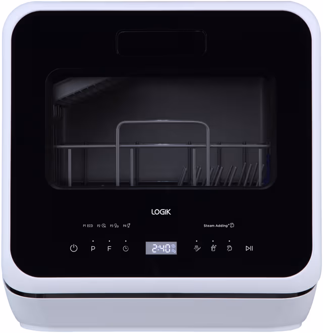 Logik Bänkdiskmaskin LDW2PB24E (svart/vit)