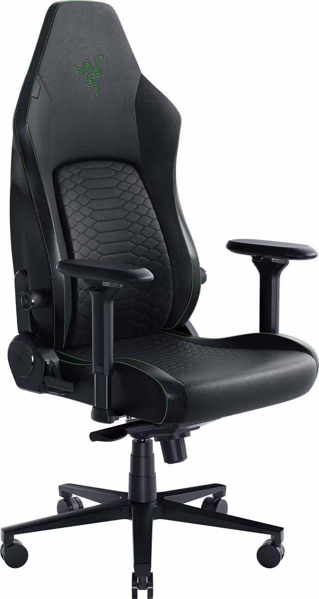 Razer ISKUR V2 - GREEN Gaming Stol - PU-skin - Upp till 130 kg