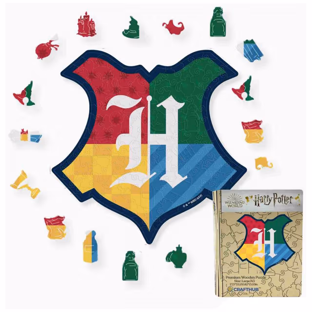 Crafthub Harry Potter pussel (Hogwards Crest - House Pride)
