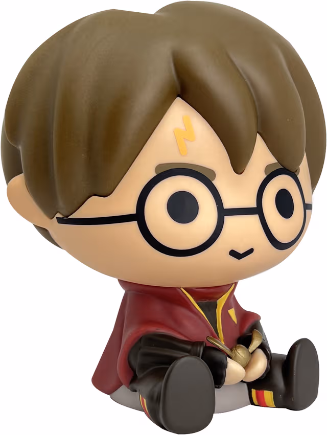 Plastoy Chibi Harry Potter and The Golden Snitch sparbössa