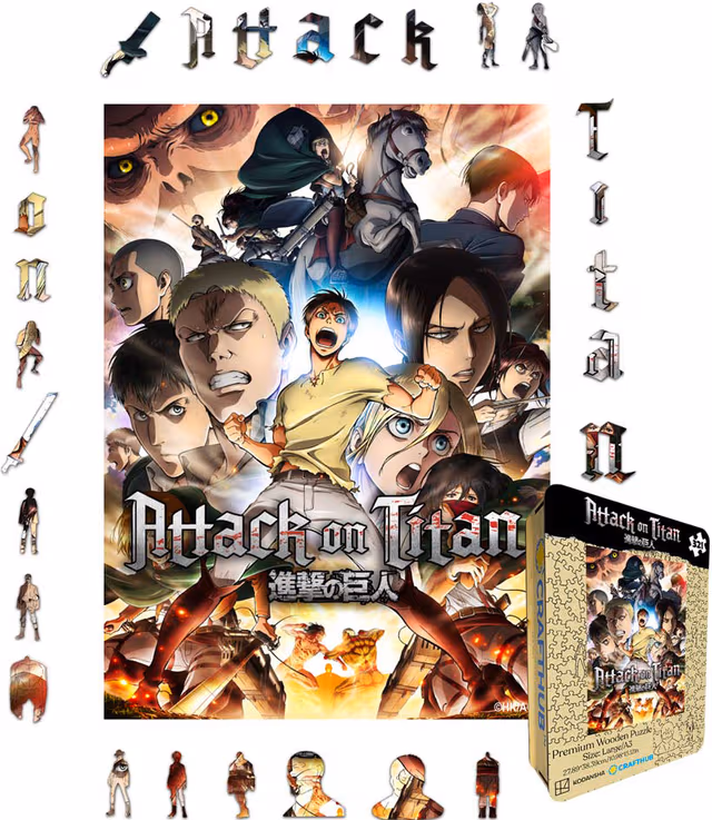 Crafthub Attack on Titan-pussel (Heroes of Paradis Island)