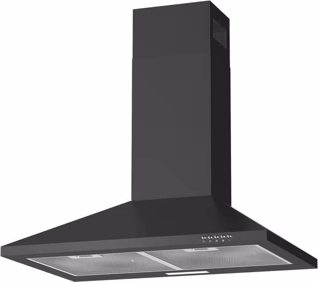 Ecotronic Vägghängd Köksfläkt EPH600B (svart 60cm)