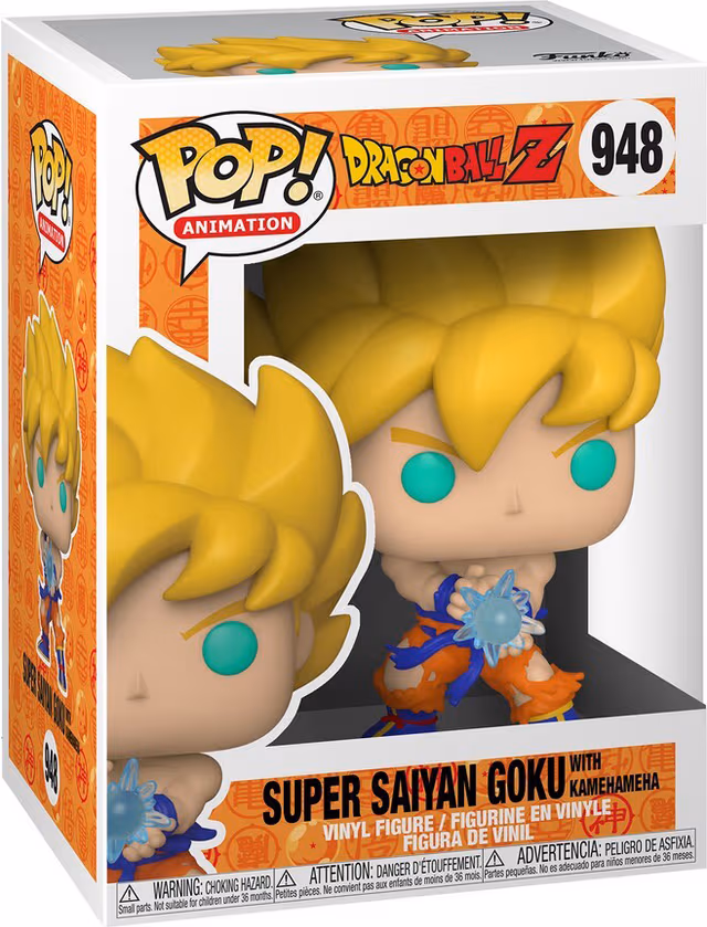 Funko! - POP Vinyl DBZ S9 SS Goku w Kamehameha Wav - Figur
