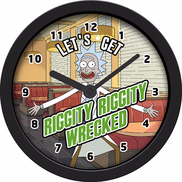Pyramid International Rick and Morty skrivbordsklocka (Wrecked)