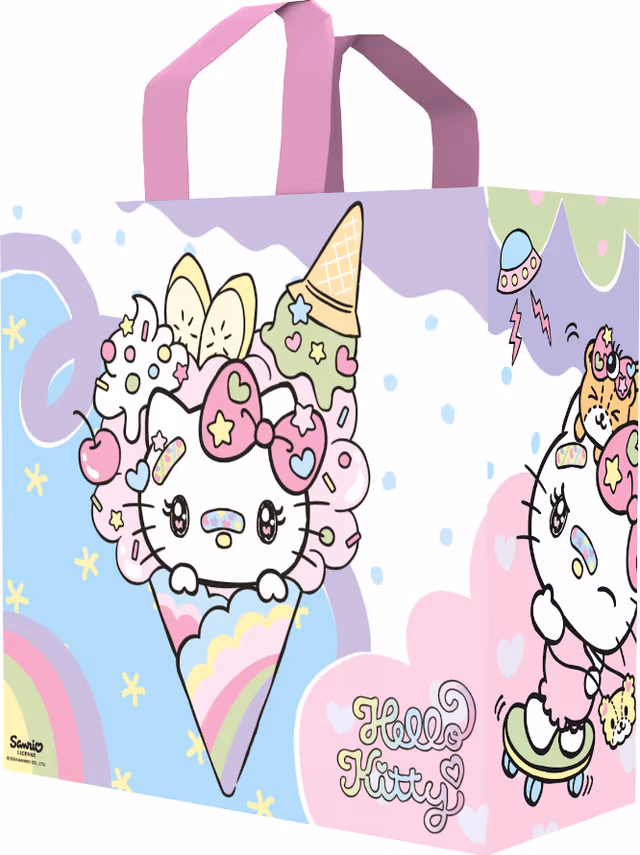 Konix Hello Kitty shoppingpåse (glass)