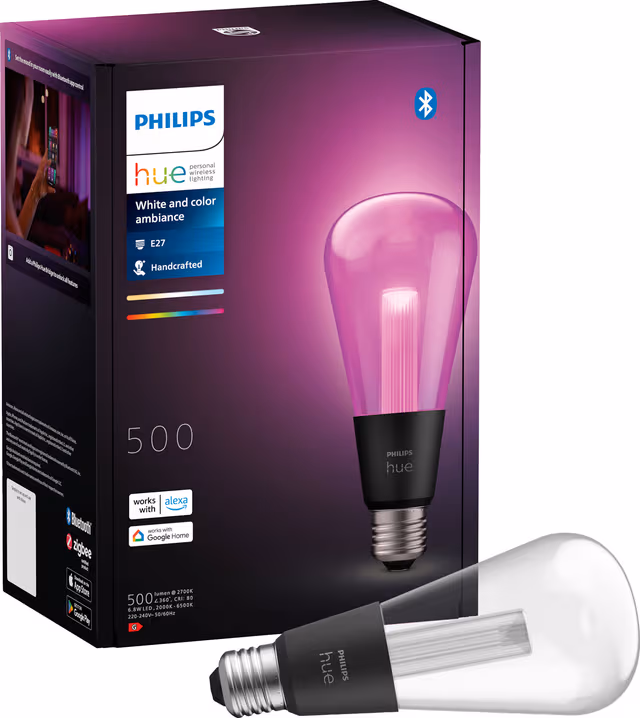 Philips Hue Lightguide E27 Edison Bulb - 1-Pack