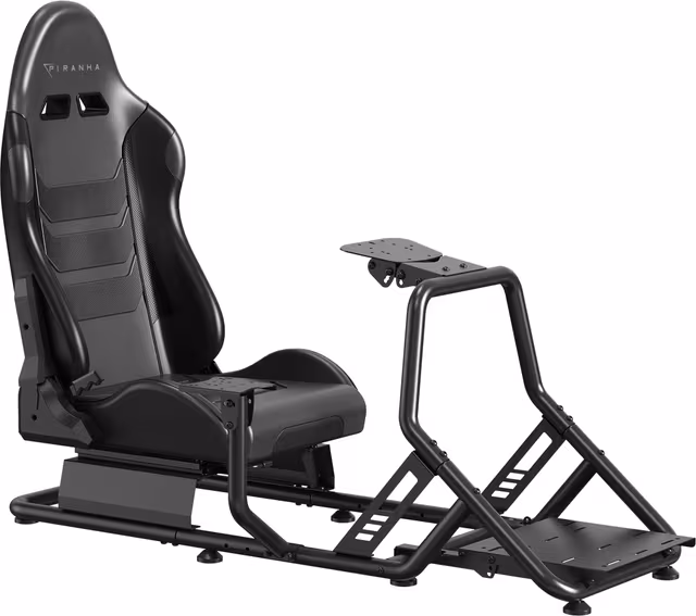 Piranha racingsimulatorcockpit (svart)
