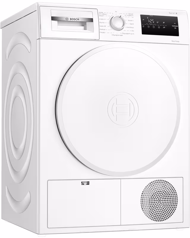 Bosch Serie 4 torktumlare WTH83V0LSN (8kg) vit