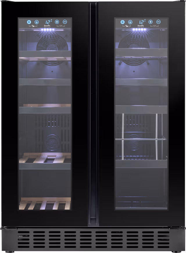 Temptech Serie Sommelier Vinkyl SOM2DX60DRB-24 (fristående)