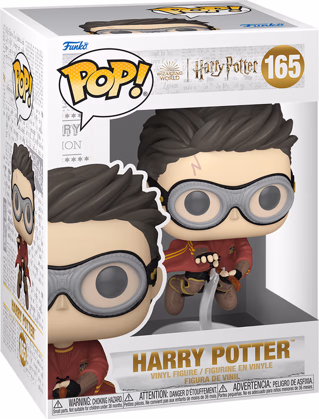 Funko! - POP Vinyl HP Harry w/Broom - Figur