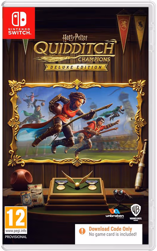 Harry Potter: Quidditch Champions-Deluxe Edition Code in Box (Switch)