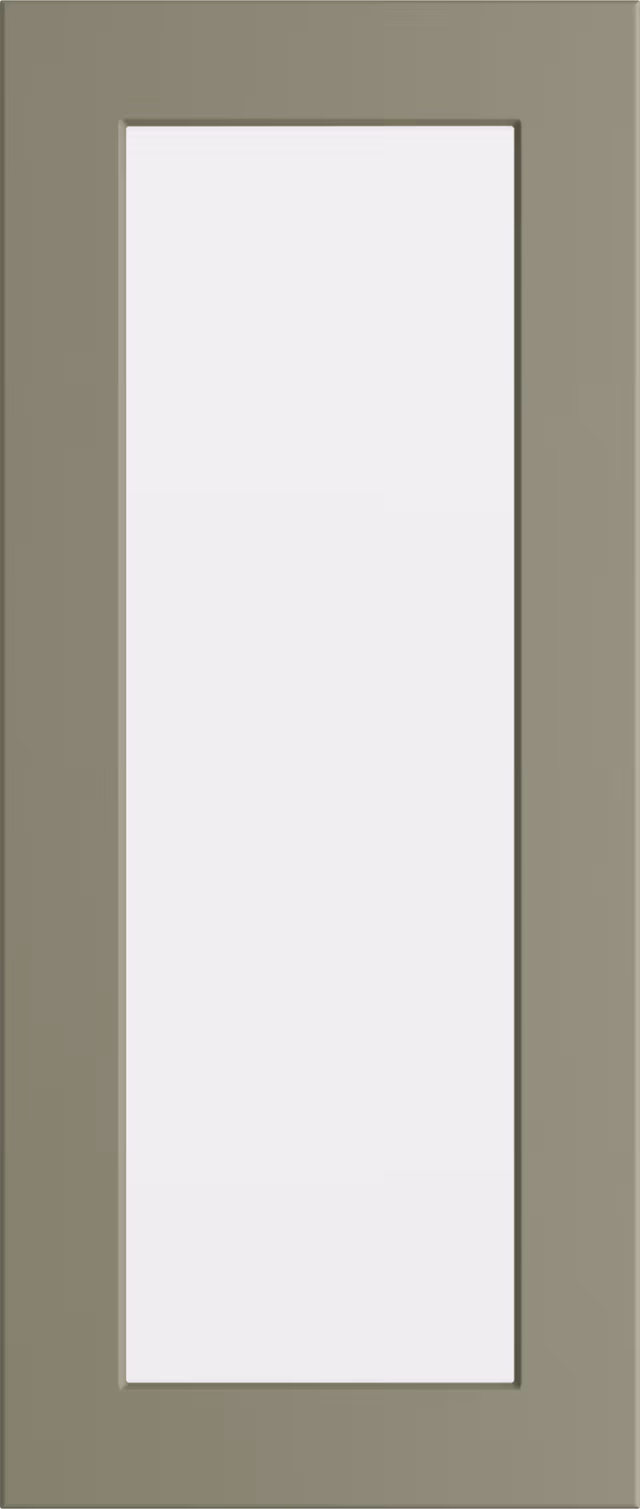 Epoq Canvas Olive vitrinlucka 30x70