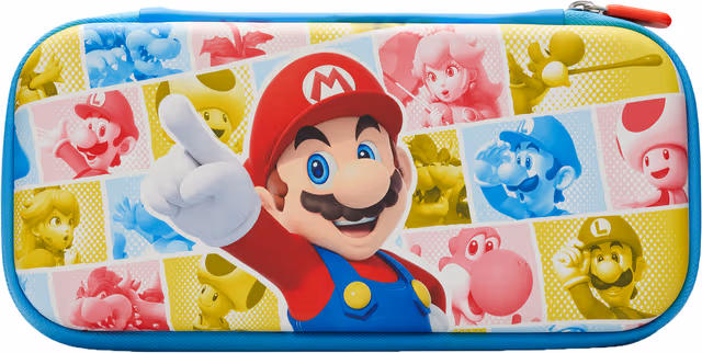 PowerA tunt skyddsfodral för Nintendo Switch - Mushroom Kingdom rulle