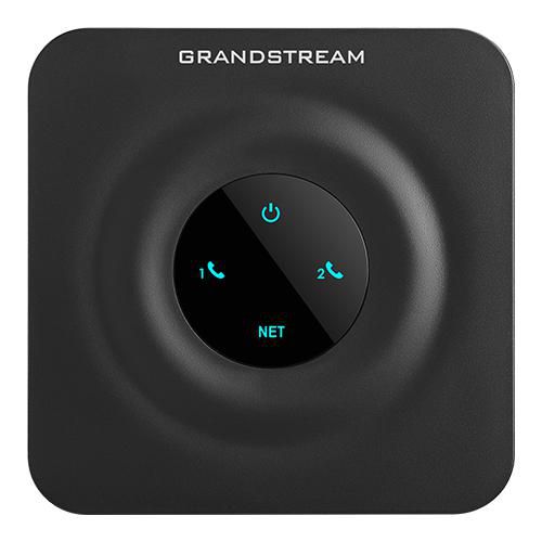 VoIP-telefonadapter Grandstream HT802 v2, LAN och 2xRJ11