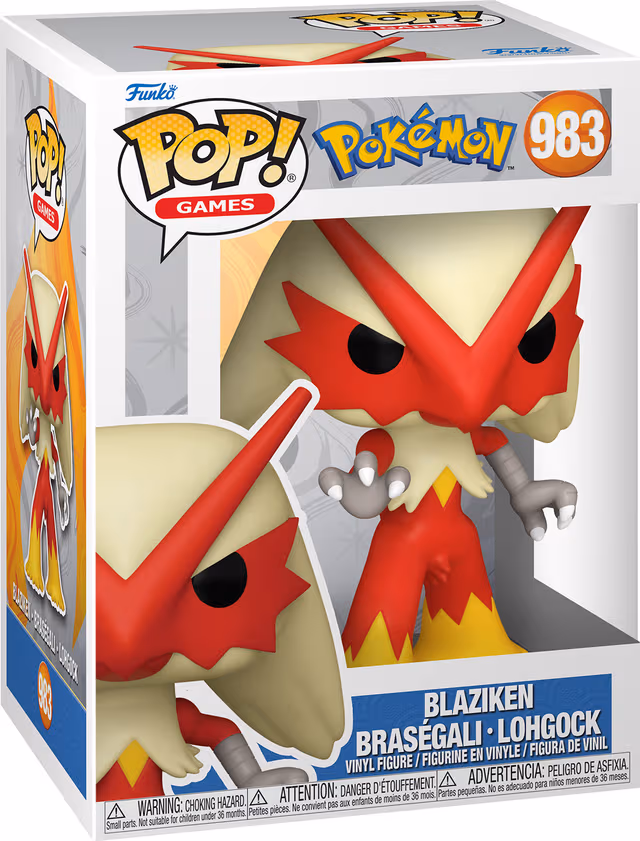 Funko! - Funko POP Vinyl Pokemon Blaziken - Figur