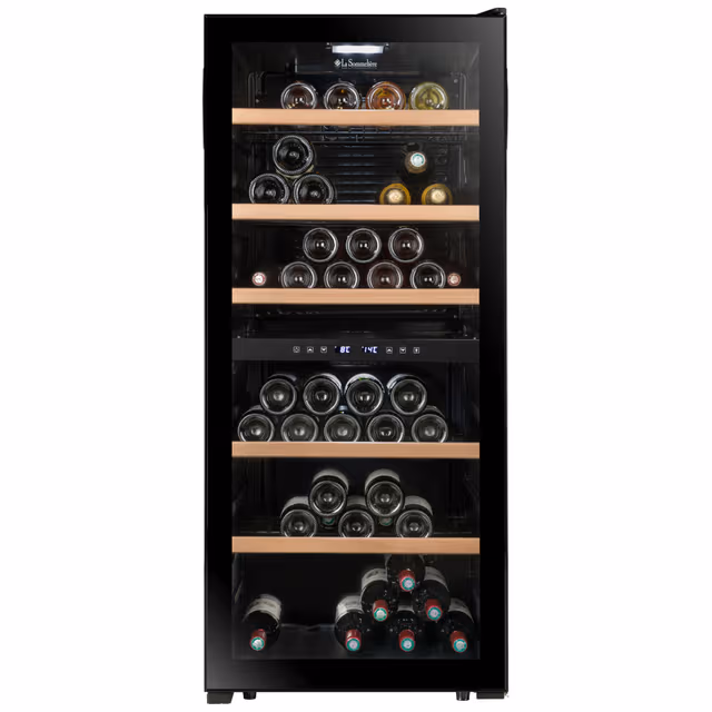 LA SOMMELIÈRE vinkyl LS102DZBLACK (fristående 102 flaskor)