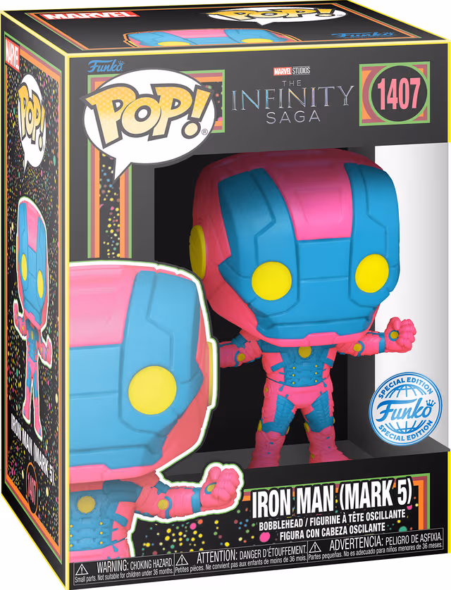 Funko POP Iron Man actionfigur (med Jetpack)