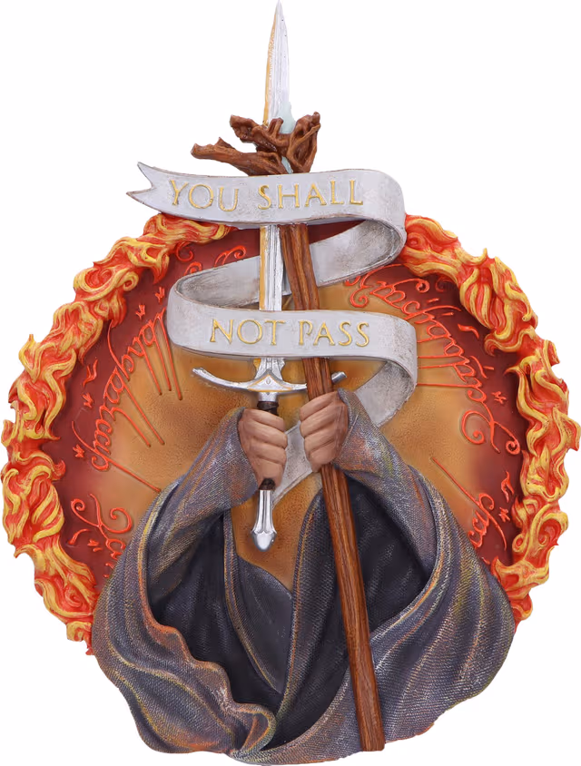 Nemesis Now - Lord of the Rings You Shall Not Pass Wall Plaque