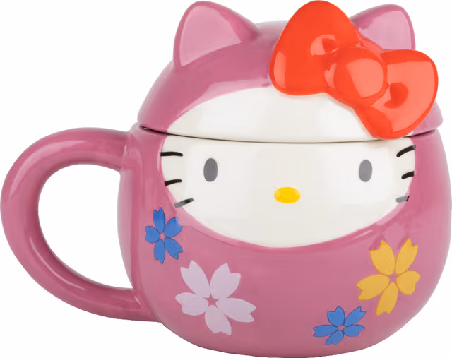 Konix Daruma 3D mugg (Hello Kitty)