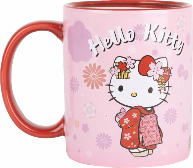 Konix Hello Kitty värmeväxlingsmugg (Kimono)