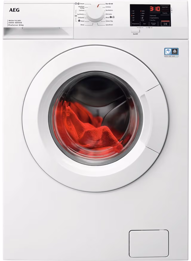 AEG Serie 6000 Kombinerad Tvättmaskin/Torktumlare LWD662P86P (8/4kg)
