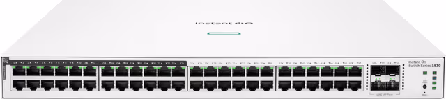 Hewlett Packard Enterprise Aruba Instant On 1830 48G 24p Class4 PoE 4SFP 370W Switch