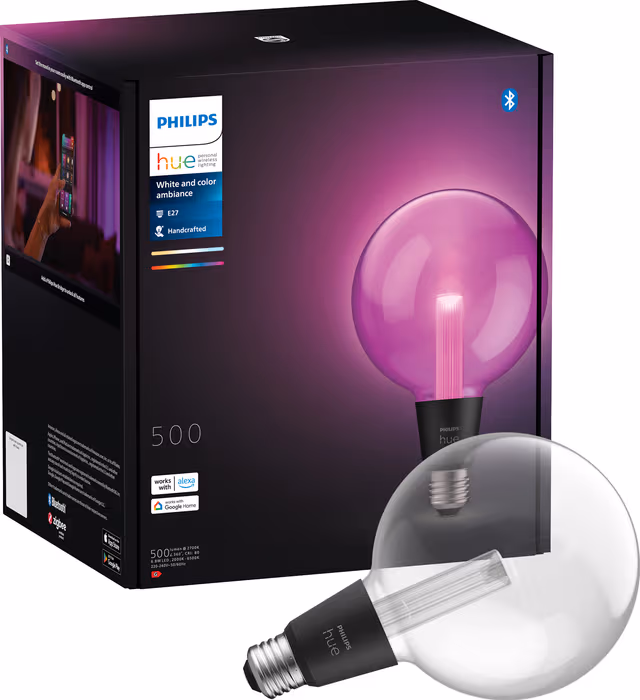 Philips Hue Lightguide G125 E27 Globe Bulb - 1-Pack